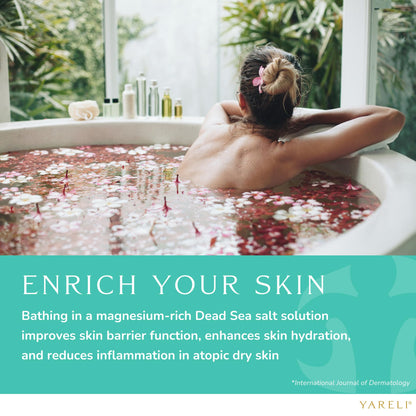 Dead Sea Bath & Foot Soak, Eucalyptus Magnesium Bath Salt Flakes, Alternative to Epsom Salt, 5lbs with Over 250,000mg of Elemental Magnesium Per Bag