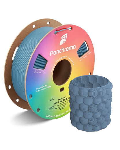 Polymaker Panchroma Matte PLA Filament 1.75mm, 1kg, Charcoal Black