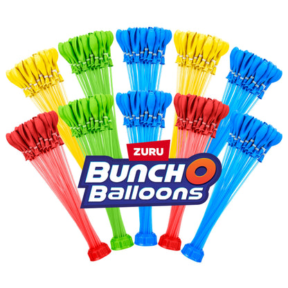 Original Bunch O Balloons Tropical Party 330+ Rapid-Filling Self-Sealing Water Balloons (Amazon Exclusive 10 count, pack of 1) by ZURU Water Balloon for the Whole Family, Kids, Teens and Adults