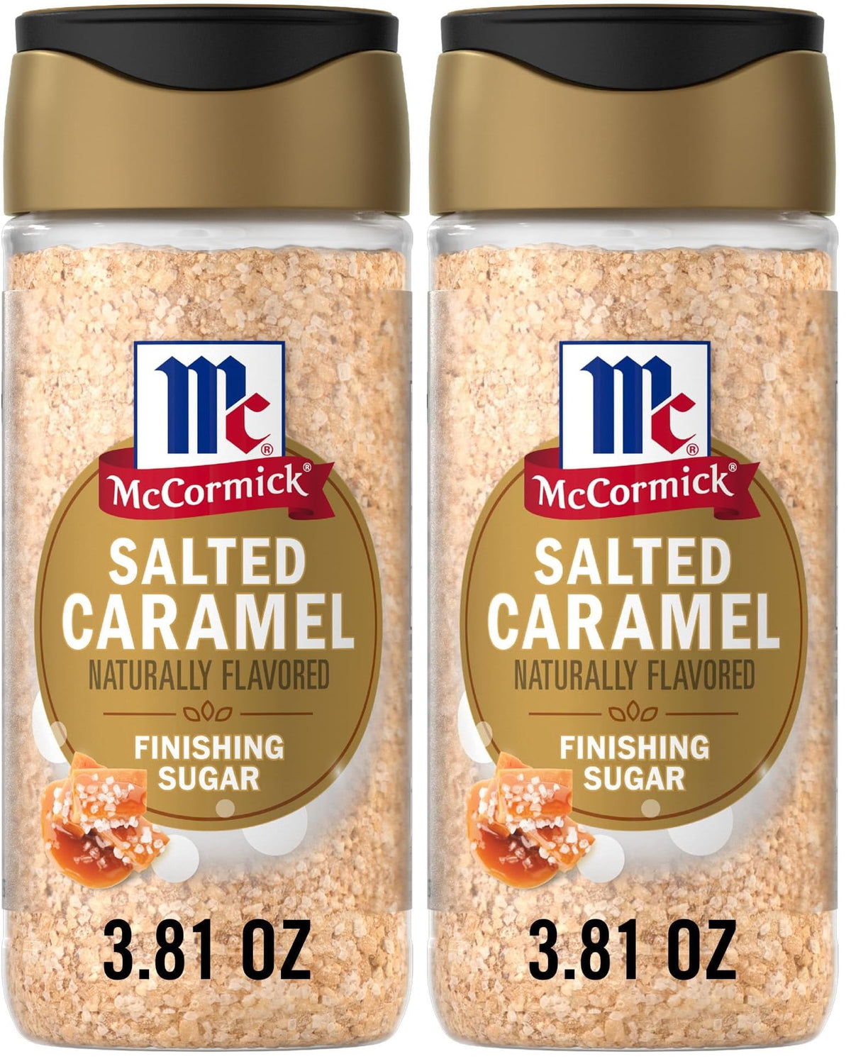 McCormick Finishing Sugar, Pumpkin Spice, Limited Edition, Sweet Blend of Warm Pumpkin Spices, The Perfect Finish for Cookies, Muffins, Pancakes, Bread, and More, 3.66 oz