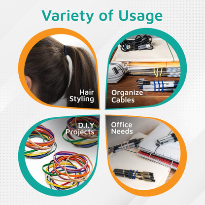 PlasticMill Rubber Bands - #33 Size - Red Rubberbands - 1LB/500 Count