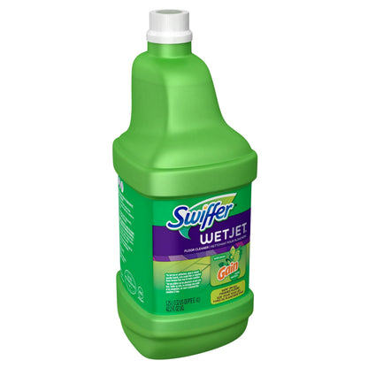 Swiffer WetJet Multi-Purpose Floor Cleaner Solution with Febreze Refill, Hardwood Floor Cleaner, Lavender Scent, 1.25 Liter -42.2 Fl Oz (Pack of 2)