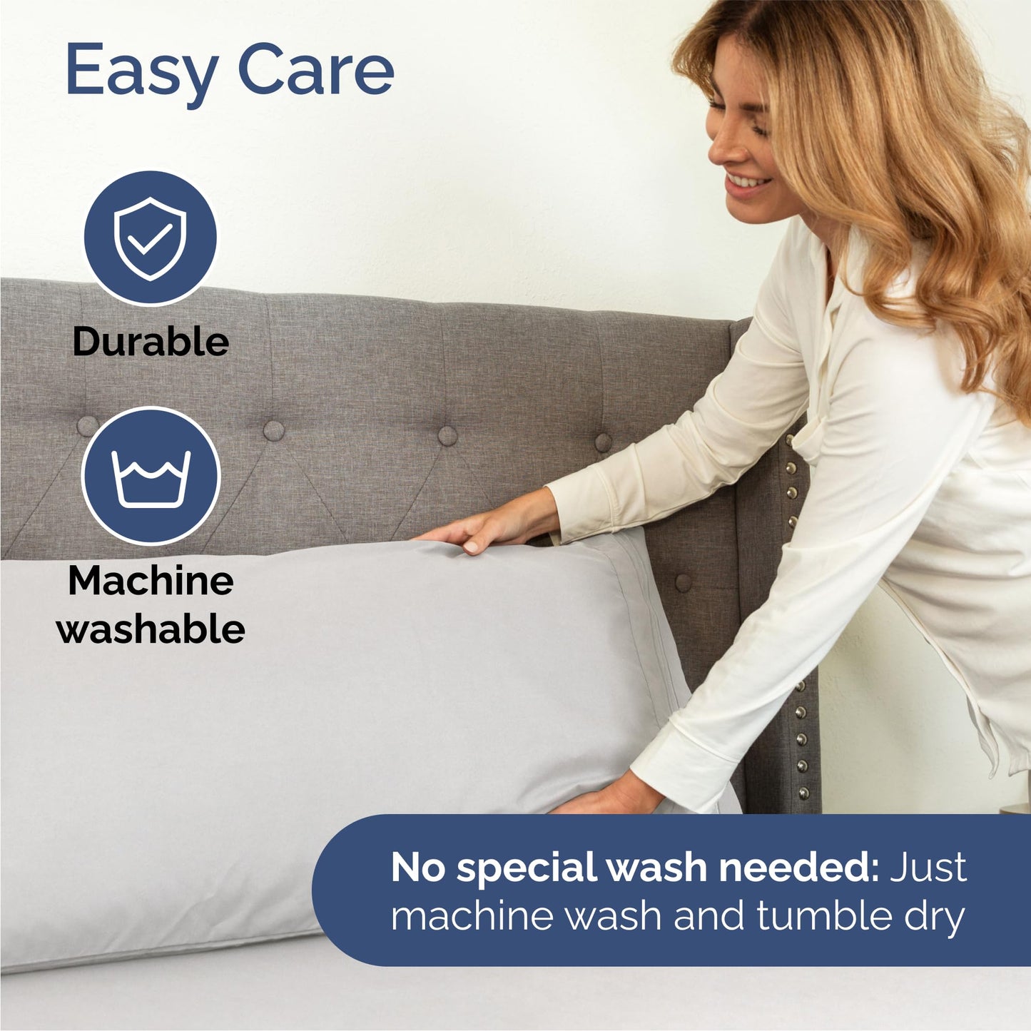 Queen Size 4 Piece Sheet Set - Comfy Breathable & Cooling Sheets - Hotel Luxury Bed Sheets for Women and Men - Deep Pockets, Microfiber, Soft & Wrinkle Free Sheets - French Grey Oeko-Tex Bed Sheet Set