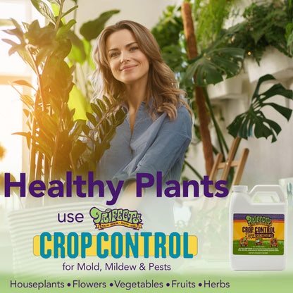 Trifecta Crop Control Ready to Use Maximum Strength Natural Pesticide, Fungicide, Miticide, Insecticide, Help Defeat Spider Mites, Powdery Mildew, Botrytis and Mold on Plants 32 OZ Size