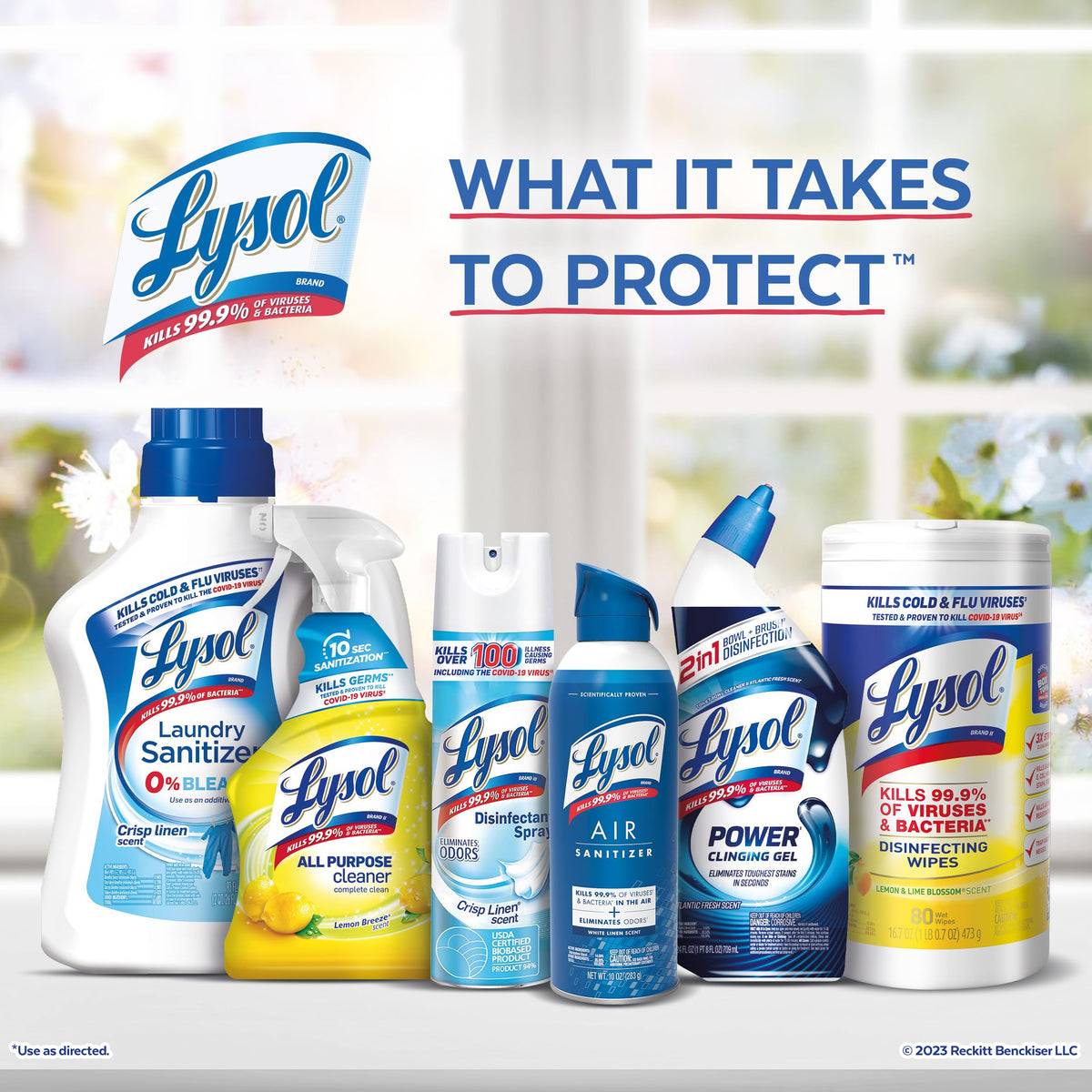 Lysol Click Gel Toilet Bowl Cleaner, Gel Stamp, Lavender, 6 Count