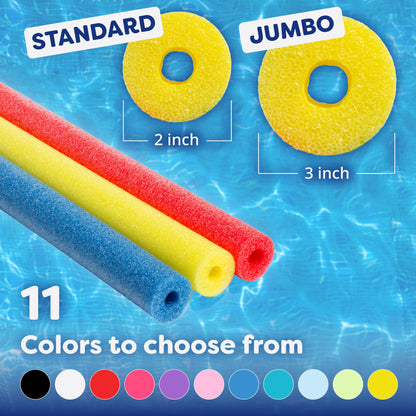 In The Swim Pool Noodles – Soft Large Foam Noodles