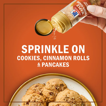 McCormick Finishing Sugar, Pumpkin Spice, Limited Edition, Sweet Blend of Warm Pumpkin Spices, The Perfect Finish for Cookies, Muffins, Pancakes, Bread, and More, 3.66 oz