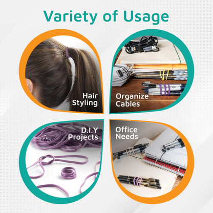 PlasticMill Rubber Bands - #33 Size - Red Rubberbands - 1LB/500 Count