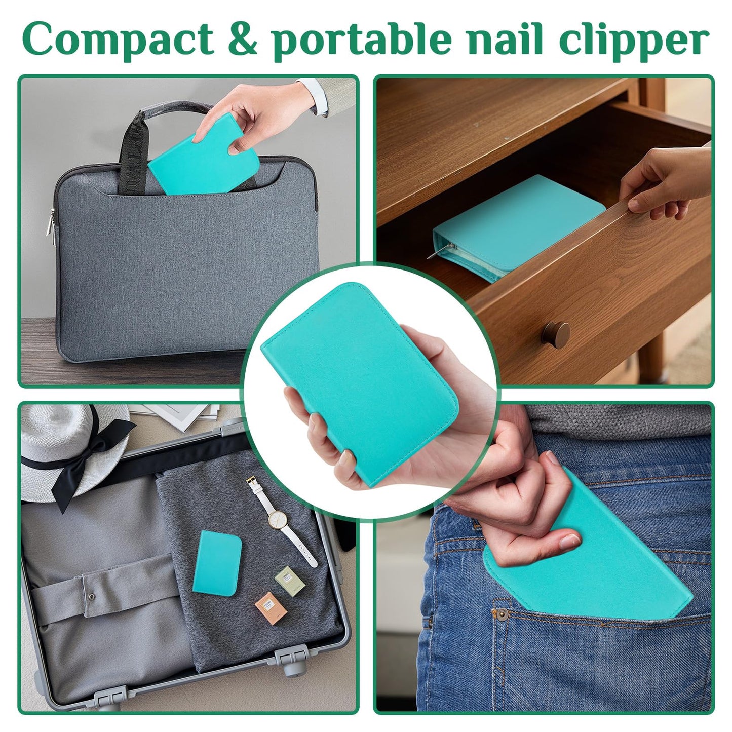 Manicure Set Professional Nail Clipper Kit-26 Pieces Stainless Steel Manicure Kit,Nail Care Tools with Luxurious Travel Case