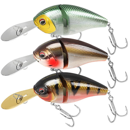 TRUSCEND Easy Catch Swimmax, Magic Noisy Turbulent Wiggling and Vibrating Action for More Bites, Lifelike Fishing Lures for All Species, Swimbait for Relax Family Fishing, Must-Have for Lovely Anglers