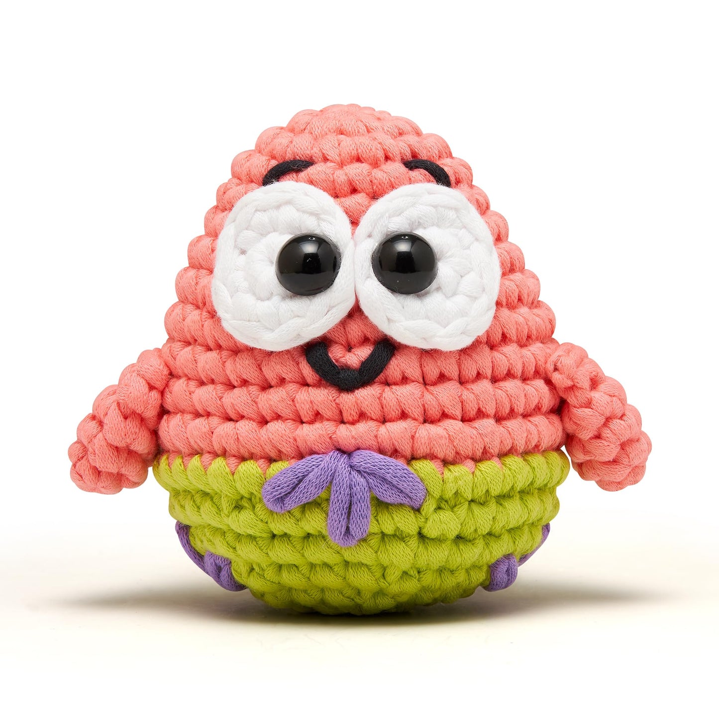 The Woobles Crochet Kit for Beginners – Spongebob Squarepants Craft Kit with Easy Peasy Yarn for Adults & Young Crafters, As Seen On Shark Tank, Step by Step Video Tutorials (Gary The Snail)