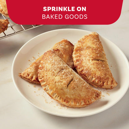 McCormick Finishing Sugar, Pumpkin Spice, Limited Edition, Sweet Blend of Warm Pumpkin Spices, The Perfect Finish for Cookies, Muffins, Pancakes, Bread, and More, 3.66 oz