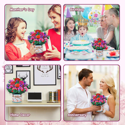ROBBEAR Funny Happy Birthday Pop Up Card, Sweet 3D Birthday Gift Box for Adults and Kids with Envelopes, Unique Handmade Foldable Celebration Cards for Daughter, Son, Mom, Dad, Friend