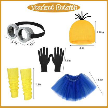 6 Pcs Women's Halloween Costume Accessories Set