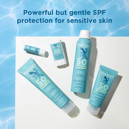 Blue Lizard Sensitive Mineral Sunscreen SPF 50 Sunscreen Lotion, 5 fl oz