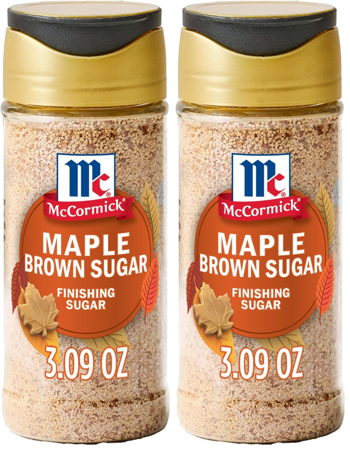 McCormick Finishing Sugar, Pumpkin Spice, Limited Edition, Sweet Blend of Warm Pumpkin Spices, The Perfect Finish for Cookies, Muffins, Pancakes, Bread, and More, 3.66 oz