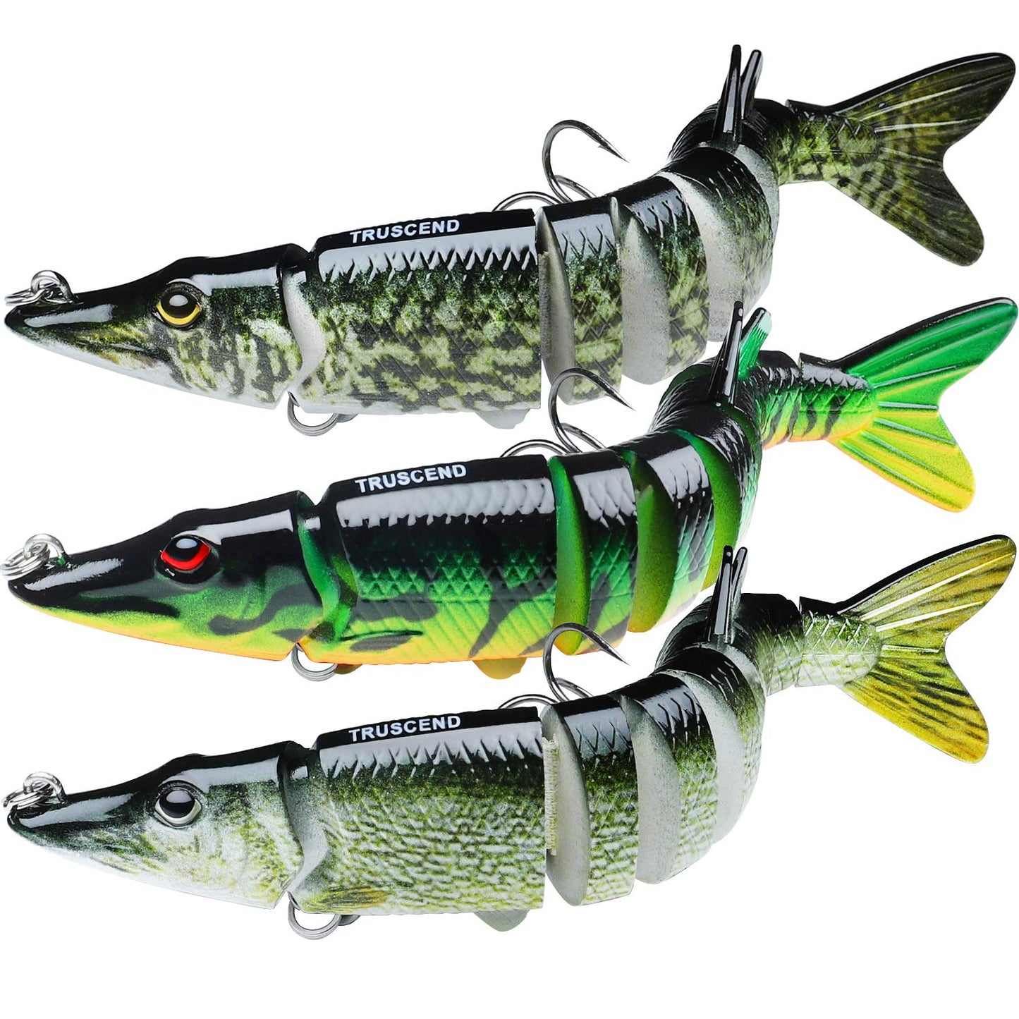 TRUSCEND Easy Catch Swimmax, Magic Noisy Turbulent Wiggling and Vibrating Action for More Bites, Lifelike Fishing Lures for All Species, Swimbait for Relax Family Fishing, Must-Have for Lovely Anglers
