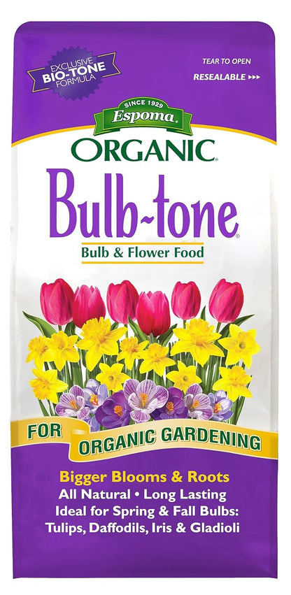 Espoma Organic Bulb-Tone 3-5-3 Natural & Organic Fertilizer and Plant Food for All Spring and Fall Bulbs. 4 lb. Bag. Use for Planting & Feeding to Promote Vibrant Blooms