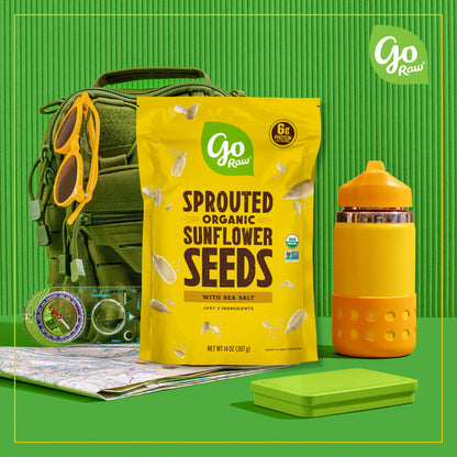 Go Raw Organic Sprouted Pumpkin Seeds - Sea Salted Pepita Snack