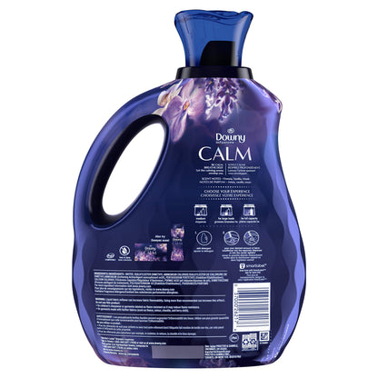 Downy Ultra Soft Fabric Softener Liquid, Calm, Lavender and Vanilla Bean, 56 fl oz, 83 Loads