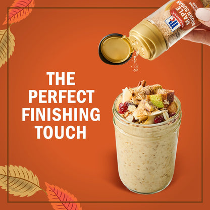 McCormick Finishing Sugar, Pumpkin Spice, Limited Edition, Sweet Blend of Warm Pumpkin Spices, The Perfect Finish for Cookies, Muffins, Pancakes, Bread, and More, 3.66 oz