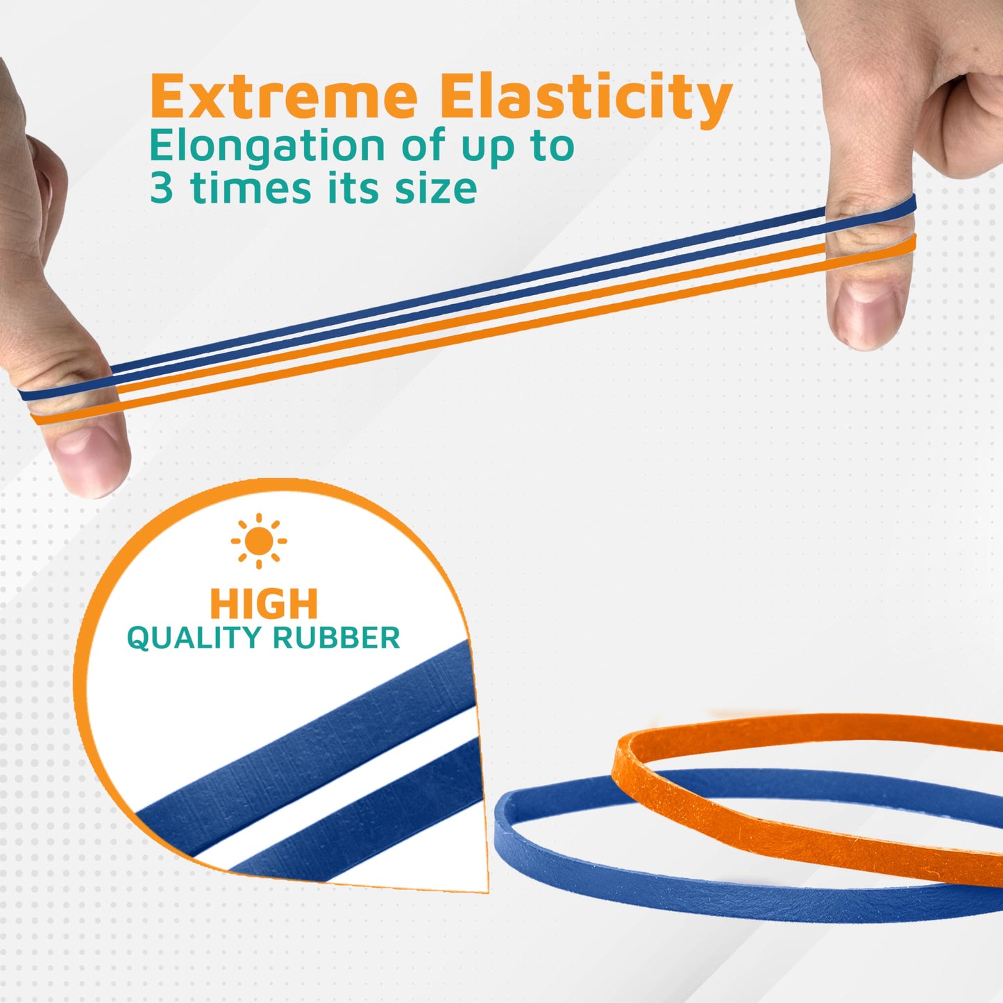 PlasticMill Rubber Bands - #33 Size - Red Rubberbands - 1LB/500 Count