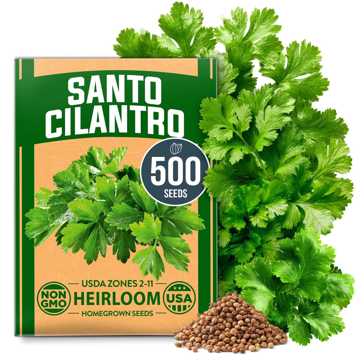 HOME GROWN 𝗨𝗦𝗔 𝗣𝗥𝗘𝗠𝗜𝗨𝗠 Peppermint Seeds Pack – 2,370 𝗡𝗢𝗡-𝗚𝗠𝗢 Heirloom Mint Seeds for Planting. Grow Peppermint Plants in Your Herb Garden Indoors or Outdoors (Mentha x piperita)