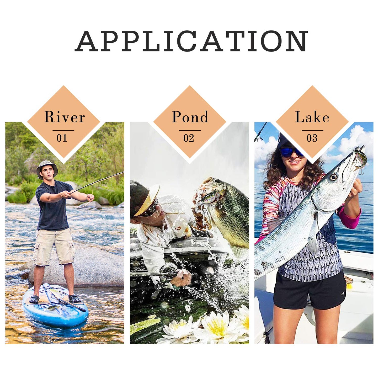 TRUSCEND Easy Catch Swimmax, Magic Noisy Turbulent Wiggling and Vibrating Action for More Bites, Lifelike Fishing Lures for All Species, Swimbait for Relax Family Fishing, Must-Have for Lovely Anglers