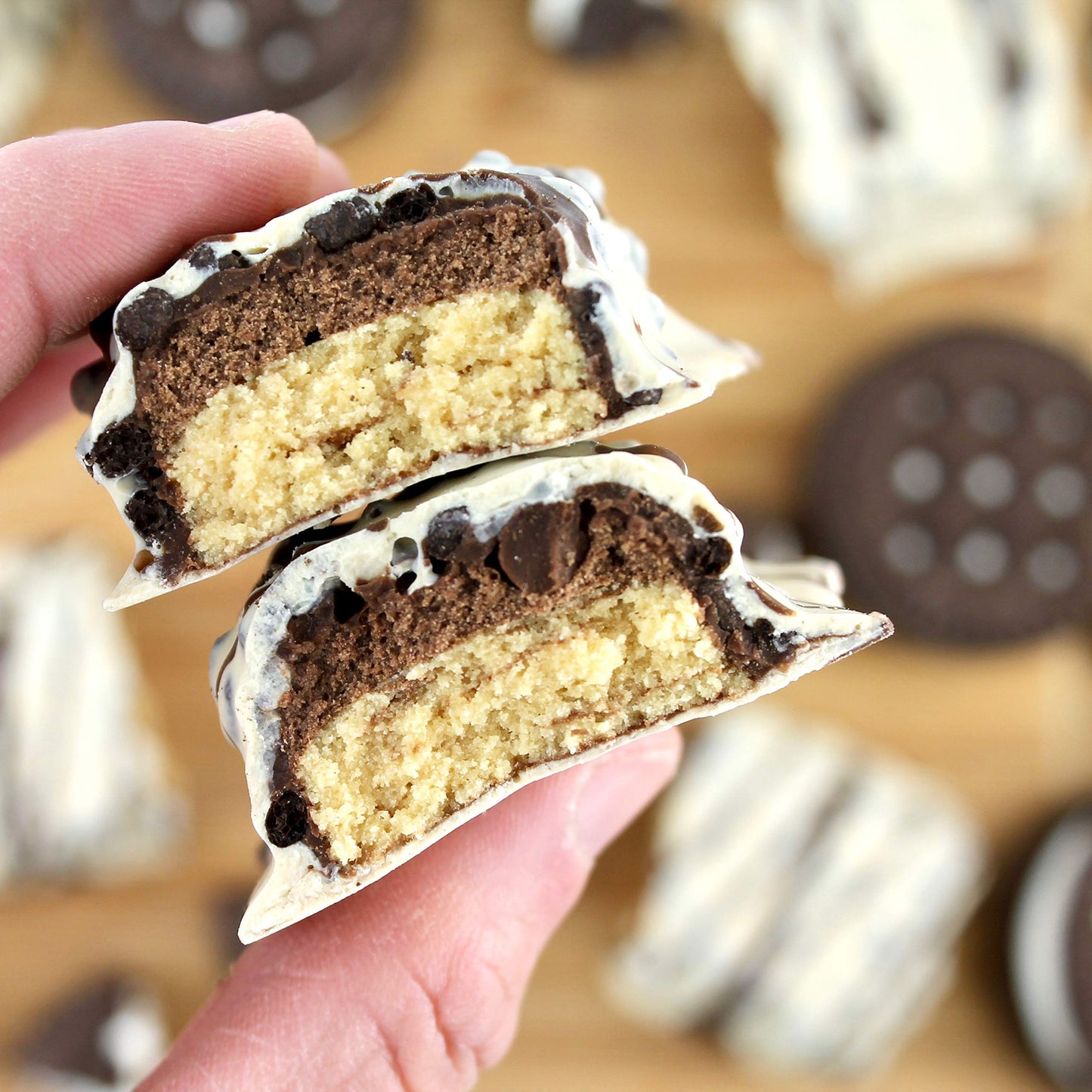 FITCRUNCH Snack Size Protein Bars, 6-Layer Baked Bar, 3g of Sugar, Gluten Free & Soft Cake Core (9 Count, Flavor Lovers)