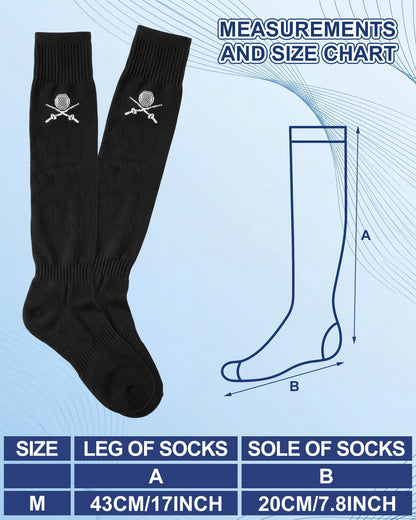 5 Pairs Fencing Socks for Men Youth Novelty Christmas Fencer Gifts