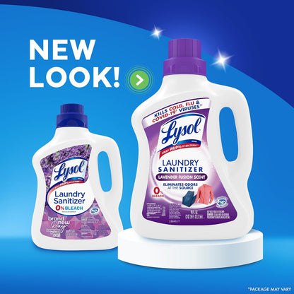 Lysol Laundry Sanitizer Liquid, Detergent Additive, Lavender, 90oz