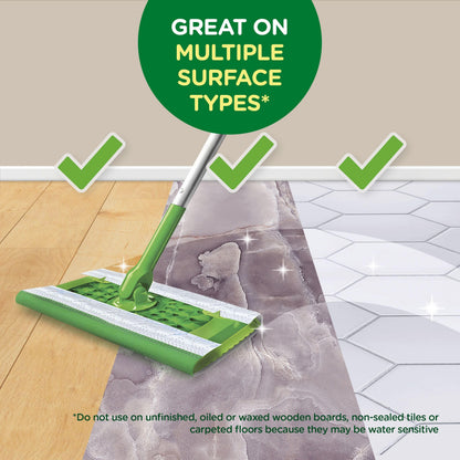 Swiffer Sweeper Wet Mopping Cloth Multi Surface Refills, Mops for Floor Cleaning, Febreze Lavender Scent, 36 Count