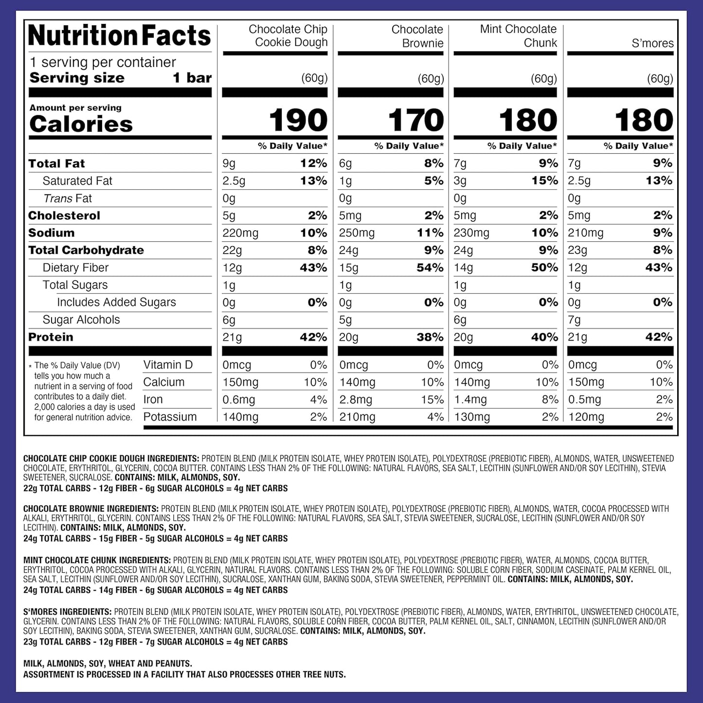 Quest Nutrition Ultimate Variety Pack Protein Bars, High Protein, Low Carb, Gluten Free, Keto Friendly, 12 Count