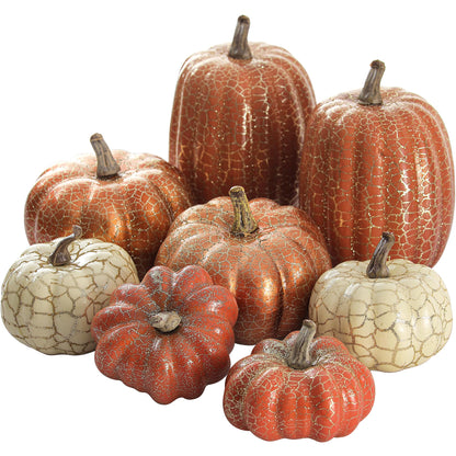 Artgar Pumpkin Decor Set, 23 PCS Fall Harvest Bowl Filler Decorations