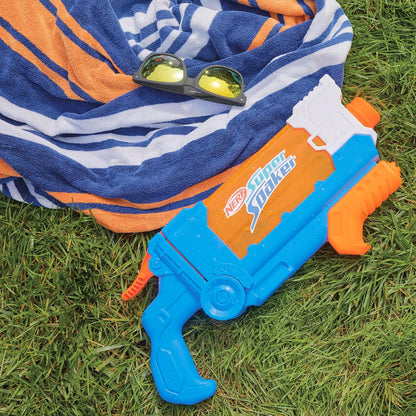 Nerf Super Soaker Flip Fill Water Blaster, 4 Spray Styles, Fast Fill, 30 Fluid Ounce Tank, Water Toys for 6 Year Old Boys & Girls & Up