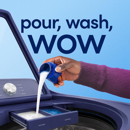 Downy Ultra Soft Fabric Softener Liquid, Calm, Lavender and Vanilla Bean, 56 fl oz, 83 Loads