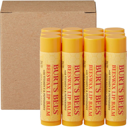 Burt's Bees 100% Natural Moisturizing Lip Balm (Original Beeswax)