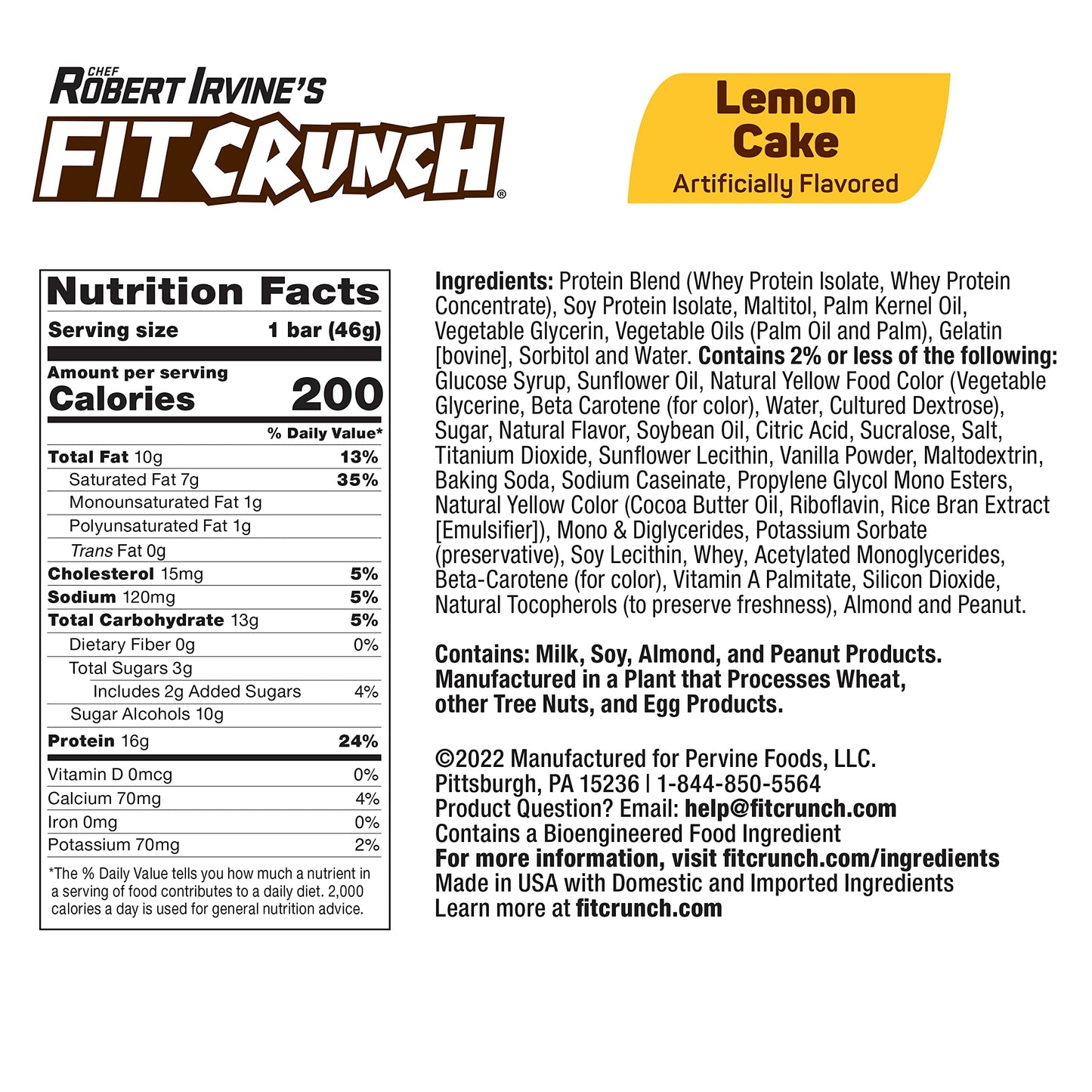 FITCRUNCH Snack Size Protein Bars, 6-Layer Baked Bar, 3g of Sugar, Gluten Free & Soft Cake Core (9 Count, Flavor Lovers)