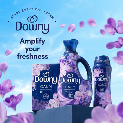 Downy CALM, Mega Dryer Sheets, Laundry Fabric Softener, Lavender and Vanilla Bean, 130 Count