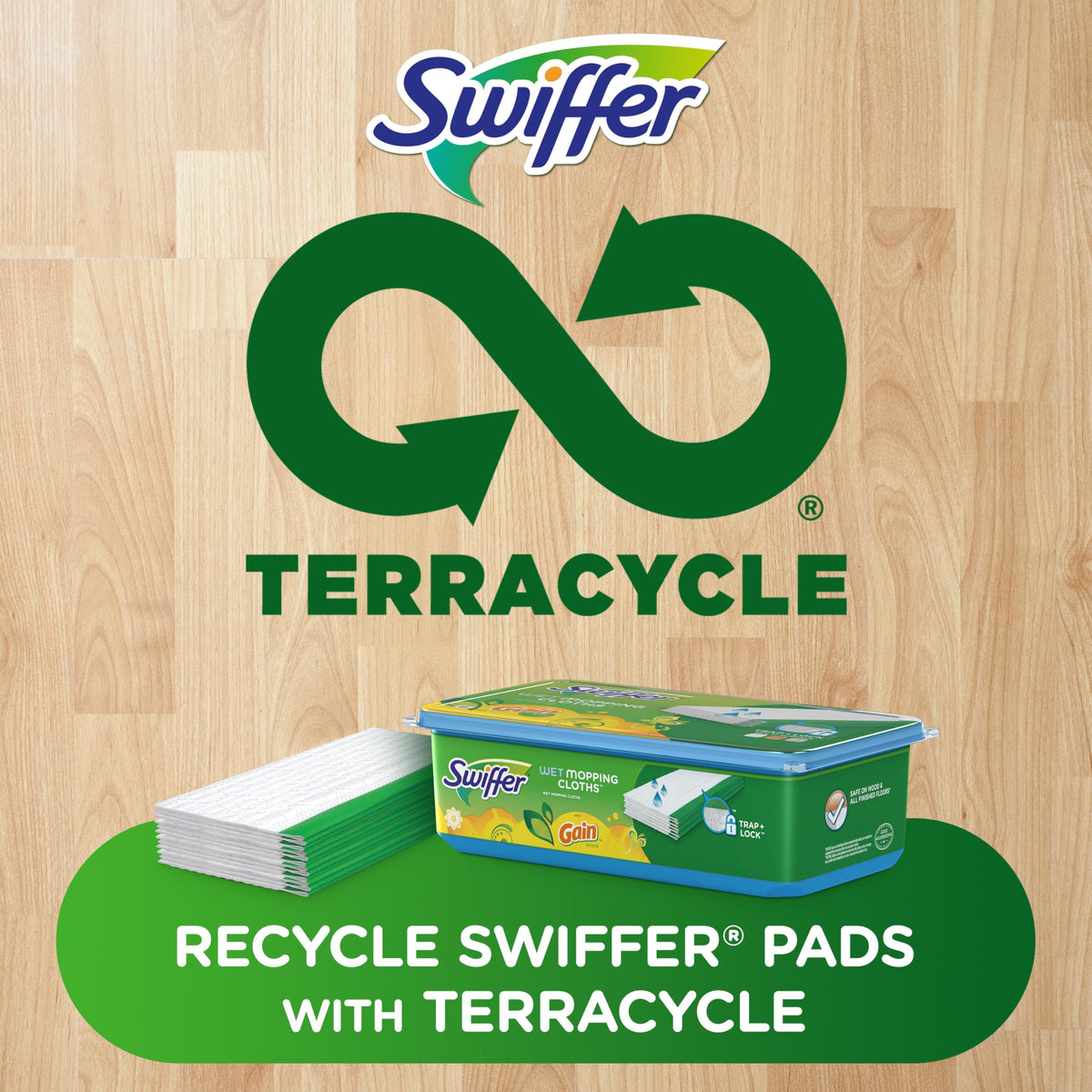 Swiffer Sweeper Wet Mopping Cloth Multi Surface Refills, Mops for Floor Cleaning, Febreze Lavender Scent, 36 Count