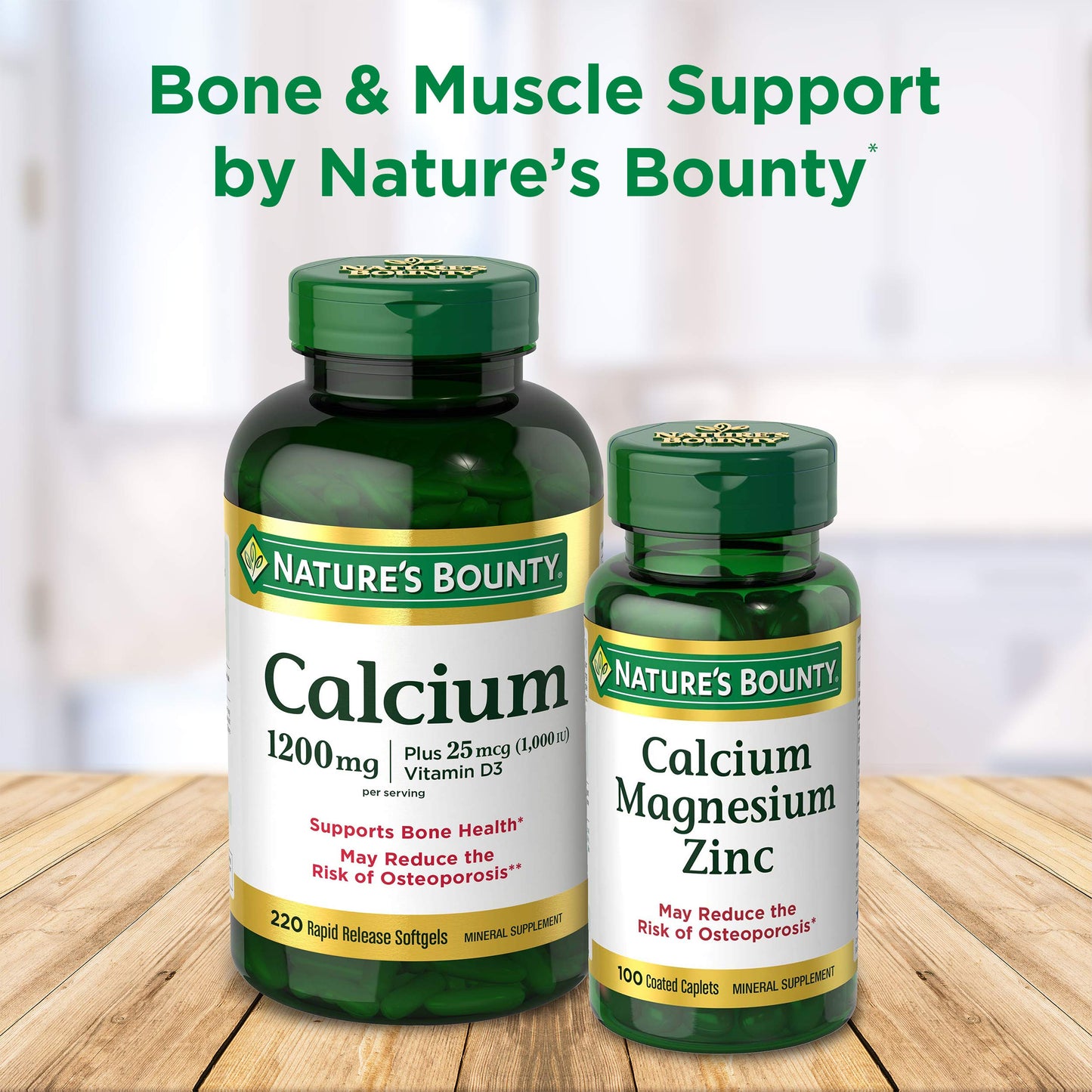Nature's Bounty Magnesium, Bone and Muscle Health, Whole Body Support, Tablets, 500 Mg, 200 Ct