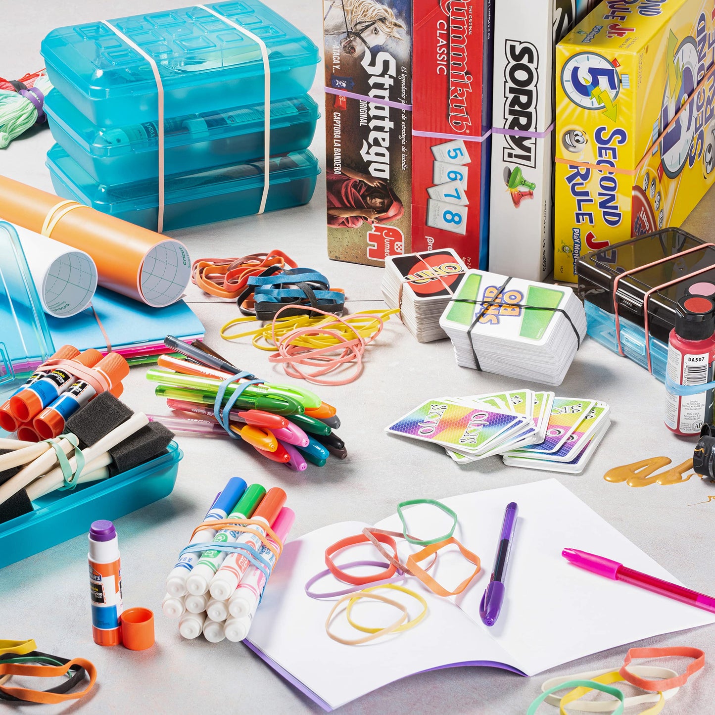 PlasticMill Rubber Bands - #33 Size - Red Rubberbands - 1LB/500 Count