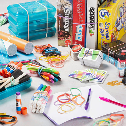 PlasticMill Rubber Bands - #33 Size - Red Rubberbands - 1LB/500 Count