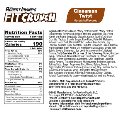 FITCRUNCH Snack Size Protein Bars, 6-Layer Baked Bar, 3g of Sugar, Gluten Free & Soft Cake Core (9 Count, Flavor Lovers)