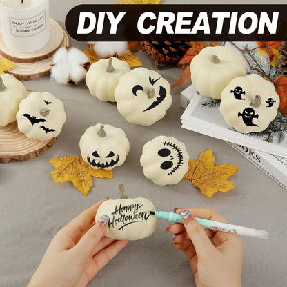 Artgar Pumpkin Decor Set, 23 PCS Fall Harvest Bowl Filler Decorations