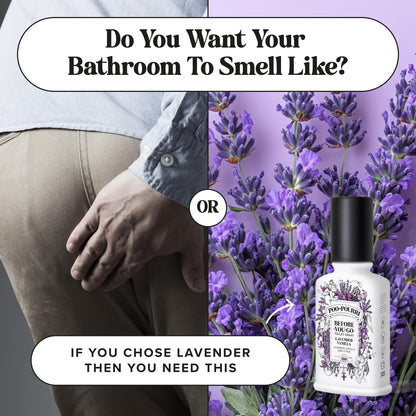 Poo-Pourri Before-You-Go Toilet Spray, Lavender Vanilla, 2 Fl Oz
