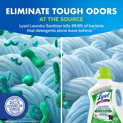 Lysol Laundry Sanitizer Liquid, Detergent Additive, Lavender, 90oz
