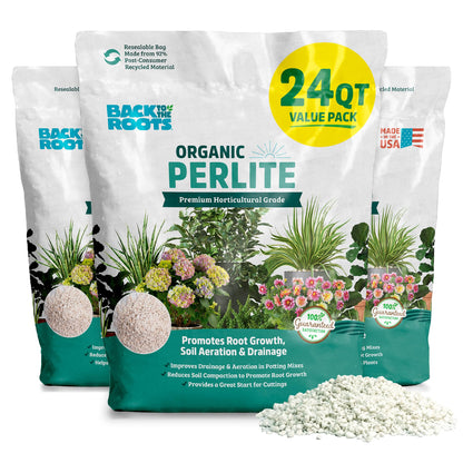 Back to the Roots Organic Worm Castings for Plants, Natural Fertilizer and Soil Enhancer for Gardening, Made in the USA, 5lb