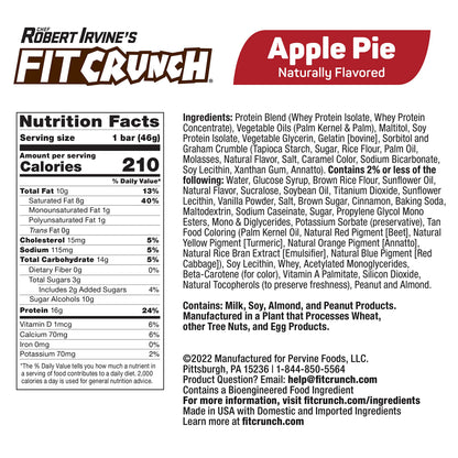 FITCRUNCH Snack Size Protein Bars, 6-Layer Baked Bar, 3g of Sugar, Gluten Free & Soft Cake Core (9 Count, Flavor Lovers)