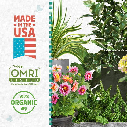 Back to the Roots Organic Worm Castings for Plants, Natural Fertilizer and Soil Enhancer for Gardening, Made in the USA, 5lb